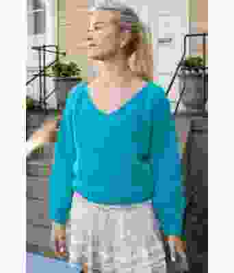Turkis Amanda genser - DSA 99-19H