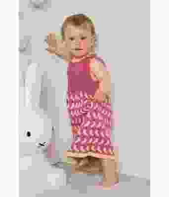 Banan strikket selekjole til baby - Viking 2126-11