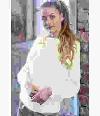 Naturhvit Jackiegenser med fletter - Belfilato 23-006-40020