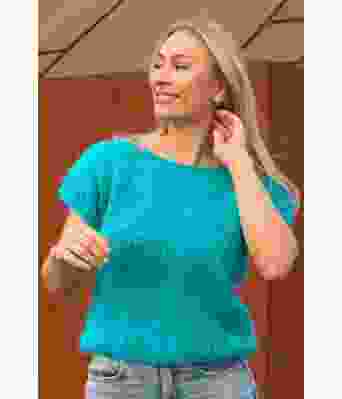 Fluffy t-shirt - Belfilato 23-012-47950