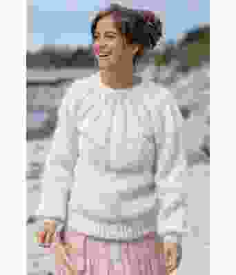 Mari genser med fletter - Belfilato 23-014