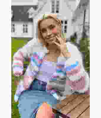 Midsummer cardigan i mohairull - Belfilato 23-023B