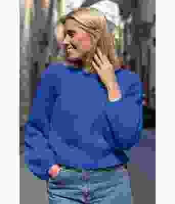 Kongeblå Letizia sweater - Belfilato 23-026-45437