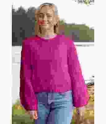 Letizia sweater i pink - Belfilato 23-026-47946