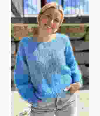 Lyseblå Ava sweater - Belfilato 23-034-47945B