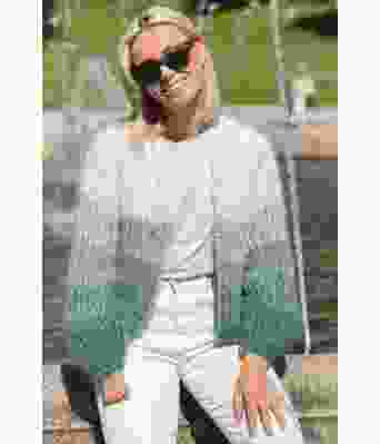 Ambrosiajakken i grønntoner - Belfilato 23-038A