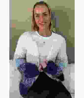 Ambrosiajakken i blå-toner - Belfilato 23-038C