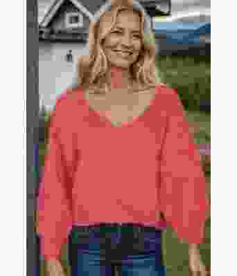 Phoebegenseren med korall bunnfarge - Belfilato 23-039-44017A