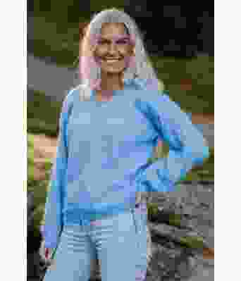 Benedicte blusen i blått - DLG-21-004B