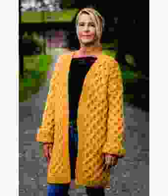 Bikubejakke i gul Drops Air