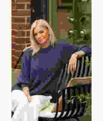 Blå Milde genser Kathrine Sørland - Viking 1915-01