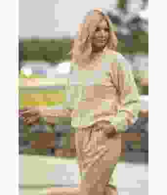 Bond strikkegenser med rutemønster Kathrine Sørland - Viking 2129-7