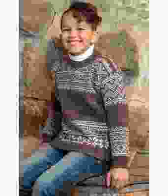 Brun Setesdalgenser til barn - Viking 2105-05A