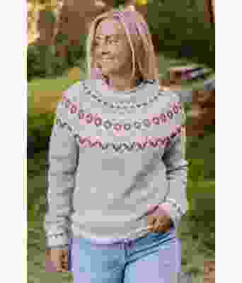 Burgunder riddarigenser med tre farger - DN0024