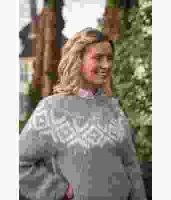 Chunky fanagenser i grått - Strikkia 2021-031D