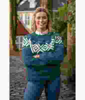 Turkis chunky fanagenser - Strikkia 2021-031J