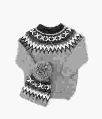 Grå rallargenser med lue til barn - DG 17-01B