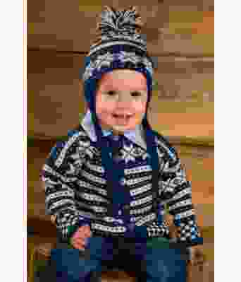 Fana genser, jakke & lue til baby - DG 208-06