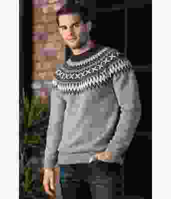 Grå rallargenser med koksgrått mønster - DG 295-06B