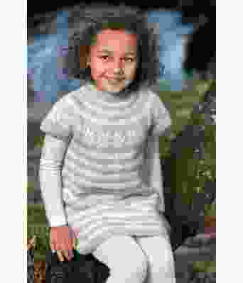 Tunika til barn med fanamønster - DG 309-11C