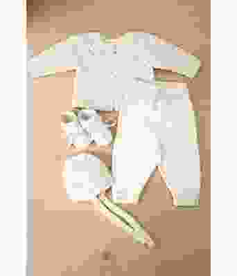 Ubleket hvitt Theo og Thea hentesett - DG 310-02A-0020