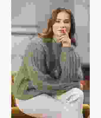 India cardigan strikkejakke i mørk jadegrønn - DG 431-02