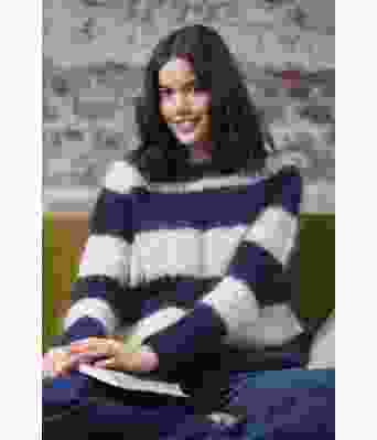 Acnegenseren i marineblå/natur - DG 432-04