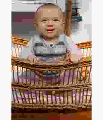 Morgan mønstret vest til baby - DG 433-03