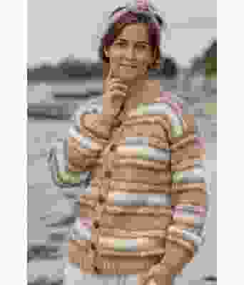 Camilla jakke i bruntoner - DG 440-15