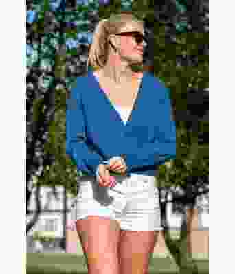 Blå Ellinor cardigan - DG 451-25D