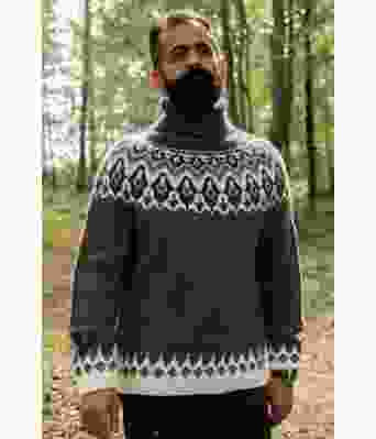 Brun Klaki strikkegenser - DG 458-07