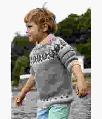 Klaki strikkegenser til gutt - DG 458-09