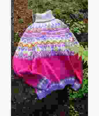 Knallrosa Maxi-Klaki genser - DG 458-16