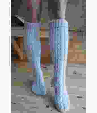 Lun flette knestrømper - DG 462-01