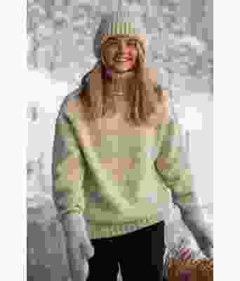 Lysegrå Steigar genser - DG 463-01