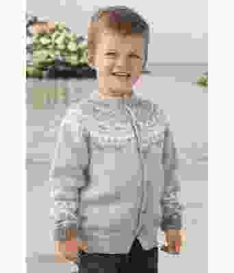 Diis strikket kofte til barn - Viking 1615-03