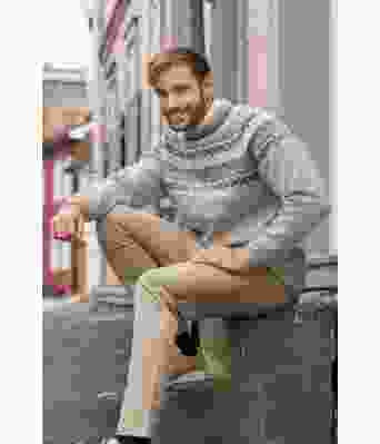 Bendik strikket herregenser - DLG 121