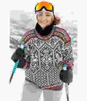 Rustbrun Lillhammergenser fra OL 1994 - DLG-126-3438B