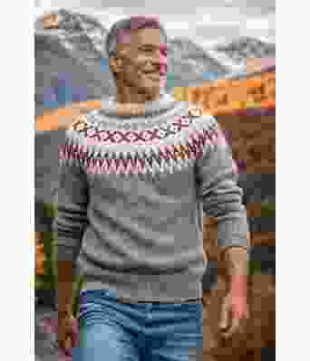 Grå rallargenser med rustfarget mønster - DLG 141-340534003438