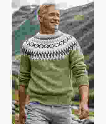 Vårgrønn rallargenser med armygrønt mønster - DLG 141-346234023489