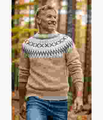 Beige-rallargenser-med-brunt-mønster - DLG 141-348534003488