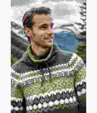 Armygrønn Carl genser - DLG 143-SU348934623400