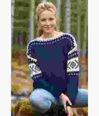 Cortina unisex genser med påsydde ermer - DLG 166