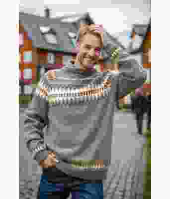 Maudal strikkegenser med raglanfelling - DLG 169