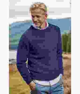 Marineblå Oder genser -  DLG 205-SU3406