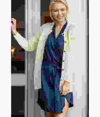 Strikkejakke med aran mønster - DLG 211