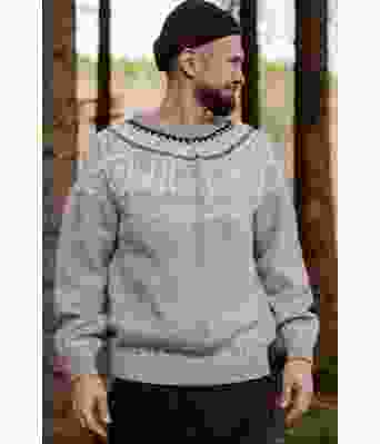 Grå Kaldt som faen genser - DLG 22-004E