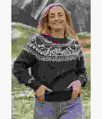 Jeansblå Fjellgeitgenser - DLG-22-005-527