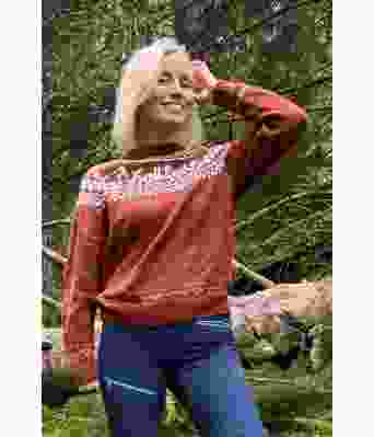 Rustbrun Fjellgeitgenser i Sportsragg DLG 22-005I