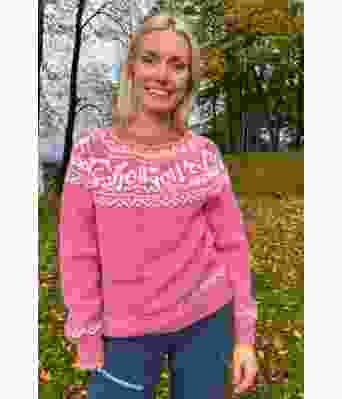 Rosa Fjellgeitgenser i Sportsragg - DLG 22-005K